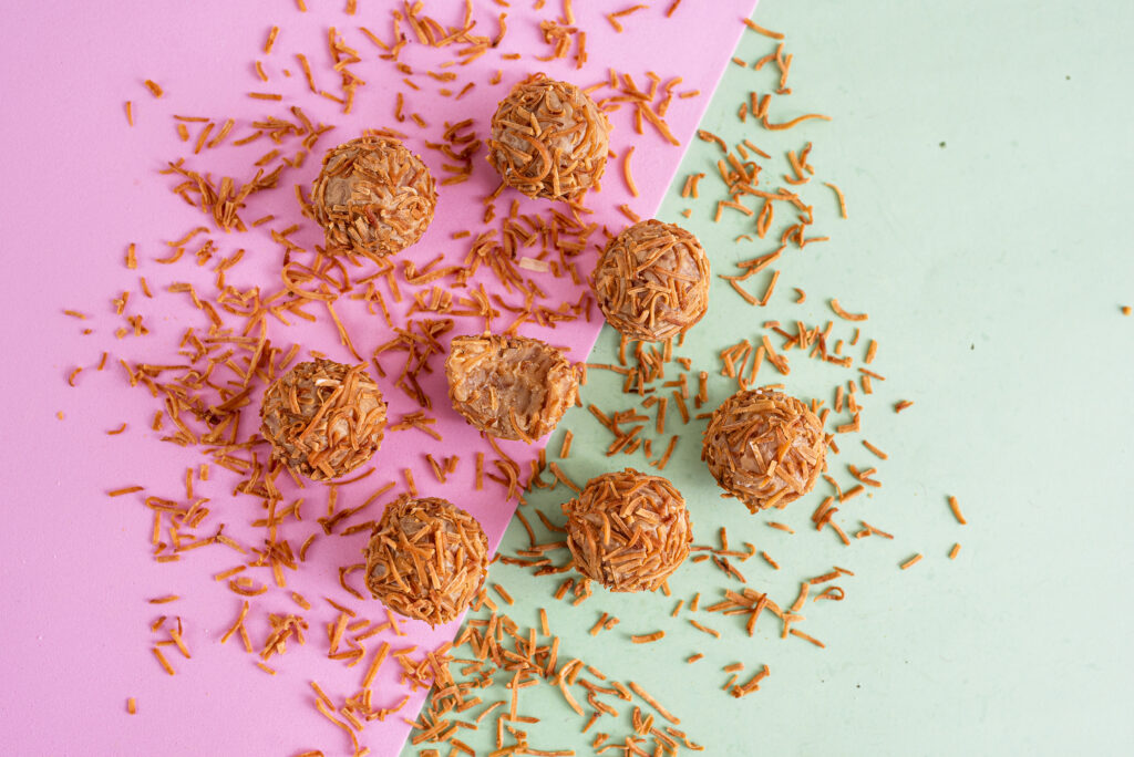 Brigadeiro gourmet de coco queimado